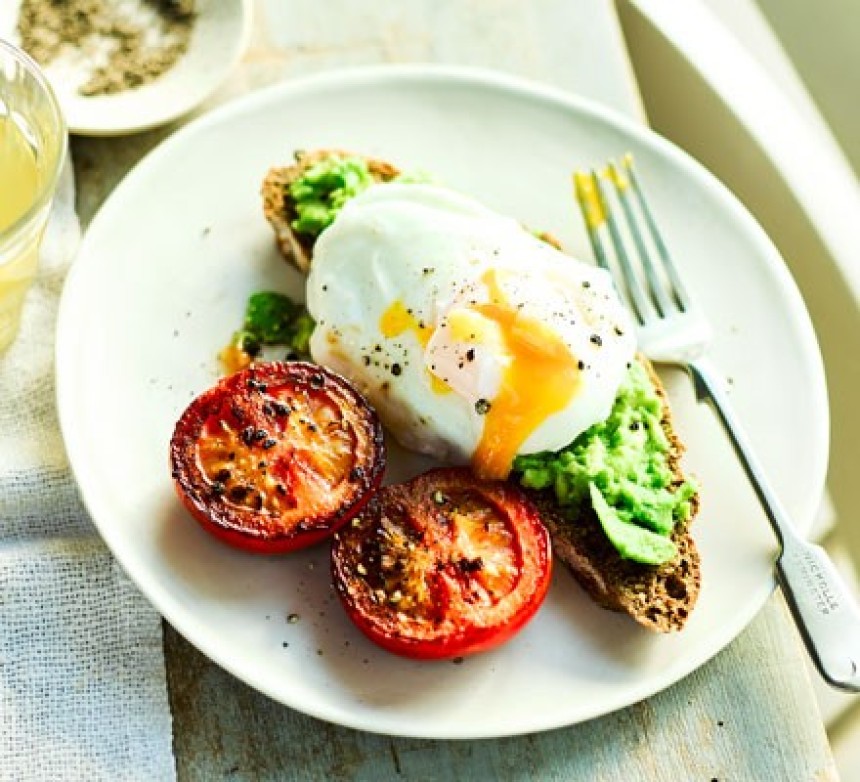 Avocado Toast with Poached Egg and Tomato Recipe