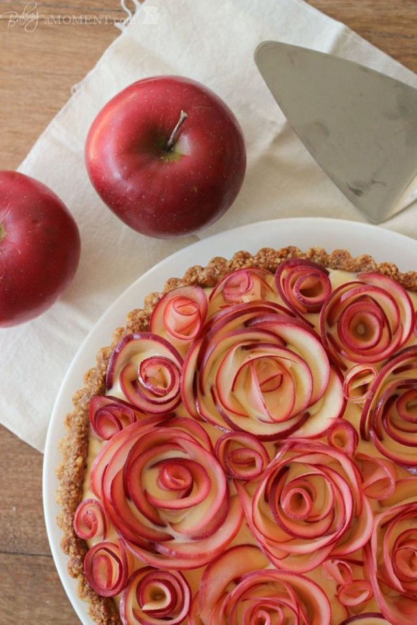 Gâteau au bouquet de pommes